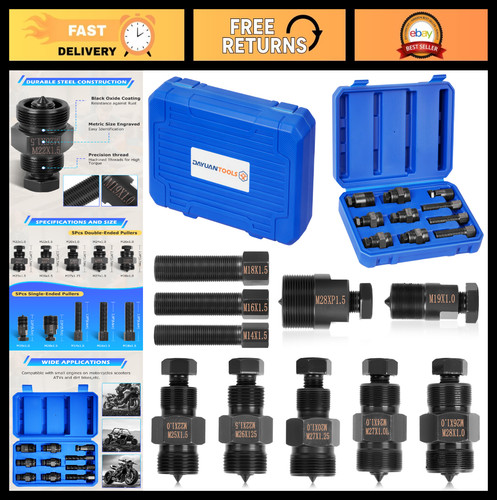 Motorcycle flywheel puller set - flywheel,
