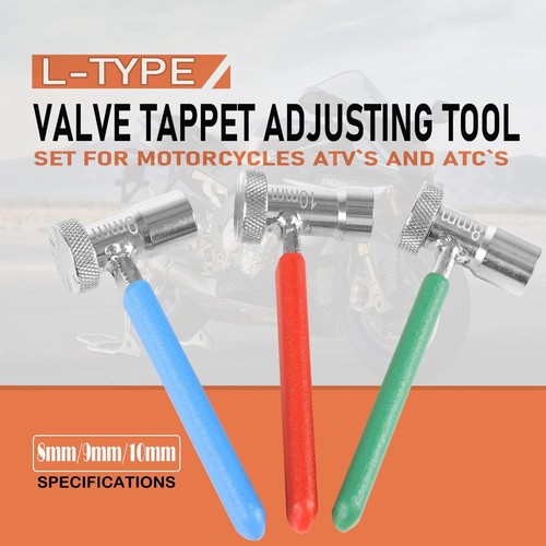 Valve tappet adjusting - valve, wrench